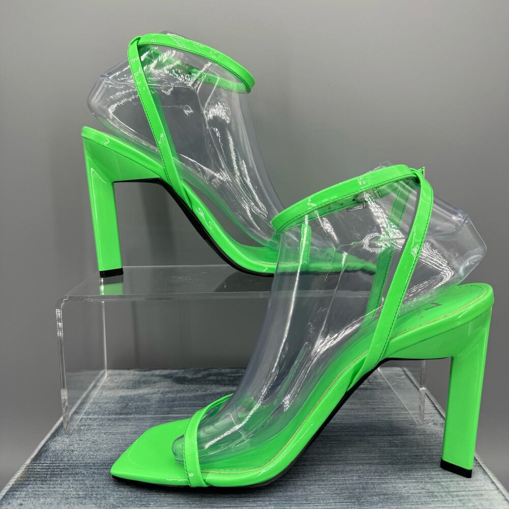 NEW Marc Fisher LTD Women’s Arthur Ankle Strap High Heel Sandals Green Size 6.5M - Picture 2 of 10